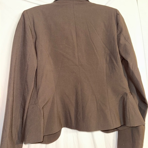 The Limited Dark Brown Women's Blazer 6 | The Limited Women’s 3 Button Blazer - Picture 9 of 10